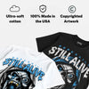 UNC 11s DopeSkill Oversize Print T-Shirt Still Alive Graphic