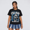 UNC 11s DopeSkill Oversize Print T-Shirt Still Alive Graphic
