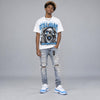 UNC 11s DopeSkill Oversize Print T-Shirt Still Alive Graphic