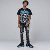 University Blue 14s DopeSkill Oversize Print T-Shirt Still Alive Graphic