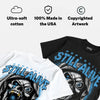 University Blue 14s DopeSkill Oversize Print T-Shirt Still Alive Graphic