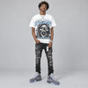 Wolf Grey 5s DopeSkill Oversize Print T-Shirt Still Alive Graphic