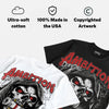 Dunk Panda White Black DopeSkill Oversize Print T-Shirt Still Here Still Hungry Graphic