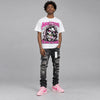 Triple Pink Dunk DopeSkill Oversize Print T-Shirt Still Here Still Hungry Graphic