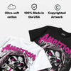 Triple Pink Dunk DopeSkill Oversize Print T-Shirt Still Here Still Hungry Graphic