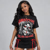 Bred 4s DopeSkill Oversize Print T-Shirt Still Here Still Hungry Graphic