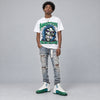 Bucks 12s DopeSkill Oversize Print T-Shirt Still Here Still Hungry Graphic