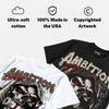 Fireside 12s DopeSkill Oversize Print T-Shirt Still Here Still Hungry Graphic