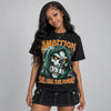 Green Screen 11s DopeSkill Oversize Print T-Shirt Still Here Still Hungry Graphic