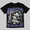 Jordan 4 Lakers DopeSkill Oversize Print T-Shirt Still Here Still Hungry Graphic Streetwear - Black