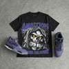 Lakers 4s DopeSkill Oversize Print T-Shirt Still Here Still Hungry Graphic