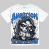 Jordan 11 Space Jam DopeSkill Oversize Print T-Shirt Still Here Still Hungry Graphic Streetwear - WHite