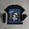 Space Jam 11s 2026 DopeSkill Oversize Print T-Shirt Still Here Still Hungry Graphic