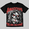 Jordan 4 Toro Bravo DopeSkill Oversize Print T-Shirt Still Here Still Hungry Graphic Streetwear - Black