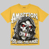 Jordan 4 Tour Yellow DopeSkill Oversize Print T-Shirt Still Here Still Hungry Graphic Streetwear - Mustard