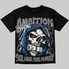 Jordan 3 True Blue DopeSkill Oversize Print T-Shirt Still Here Still Hungry Graphic Streetwear - Black