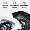True Blue 3s DopeSkill Oversize Print T-Shirt Still Here Still Hungry Graphic