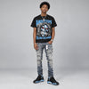 University Blue 14s DopeSkill Oversize Print T-Shirt Still Here Still Hungry Graphic