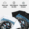 University Blue 14s DopeSkill Oversize Print T-Shirt Still Here Still Hungry Graphic