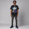 Aqua 8s DopeSkill T-Shirt They Watch Me Win Graphic