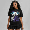 Aqua 8s DopeSkill T-Shirt They Watch Me Win Graphic