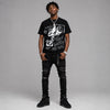 Black Cat 4s DopeSkill T-Shirt They Watch Me Win Graphic