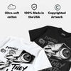 Black Cat 4s DopeSkill T-Shirt They Watch Me Win Graphic