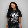 Black Metallic Reimagined 5s DopeSkill T-Shirt They Watch Me Win Graphic