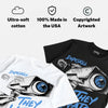 Black University Blue 5s DopeSkill T-Shirt They Watch Me Win Graphic