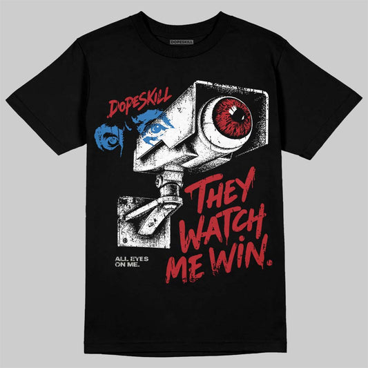 Jordan 8 Bugs Bunny DopeSkill T-Shirt They Watch Me Win Graphic Streetwear - Black
