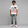 Fire Red “Black Tongue” 5s DopeSkill T-Shirt They Watch Me Win Graphic