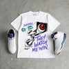 Grape 5s DopeSkill T-Shirt They Watch Me Win Graphic