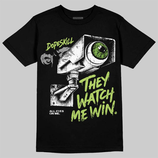 Max 95 Big Bubble Neon Yellow DopeSkill T-Shirt They Watch Me Win Graphic Streetwear - Black