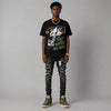 Medium Olive 3s DopeSkill T-Shirt They Watch Me Win Graphic