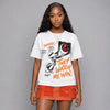 Orange Citrus 3s DopeSkill T-Shirt They Watch Me Win Graphic