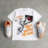 Orange Citrus 3s DopeSkill T-Shirt They Watch Me Win Graphic