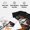 Orange Citrus 3s DopeSkill T-Shirt They Watch Me Win Graphic