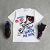 Rare Air 4s DopeSkill T-Shirt They Watch Me Win Graphic
