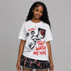 Red Cement 4S DopeSkill T-Shirt They Watch Me Win Graphic