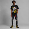Black Tour Yellow AJ 4 Thunder DopeSkill T-Shirt They Watch Me Win Graphic