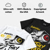 Black Tour Yellow AJ 4 Thunder DopeSkill T-Shirt They Watch Me Win Graphic