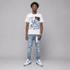 True Blue 3s DopeSkill T-Shirt They Watch Me Win Graphic