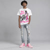 Triple Pink Dunk DopeSkill T-Shirt Too Busy Getting Paid Graphic