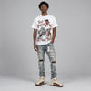 Fireside 12s DopeSkill T-Shirt Too Busy Getting Paid Graphic