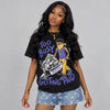 Lakers 4s DopeSkill T-Shirt Too Busy Getting Paid Graphic