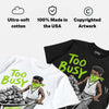 Max 95 OG 'Neon' DopeSkill T-Shirt Too Busy Getting Paid Graphic