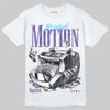 Jordan 8 Aqua DopeSkill T-Shirt Too Much Motion Graphic Streetwear - White