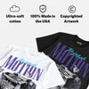 Aqua 8s DopeSkill T-Shirt Too Much Motion Graphic