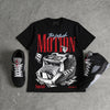 Black Metallic Reimagined 5s DopeSkill T-Shirt Too Much Motion Graphic