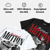 Black Metallic Reimagined 5s DopeSkill T-Shirt Too Much Motion Graphic